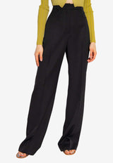 Sauge High-Waist Wool Pants