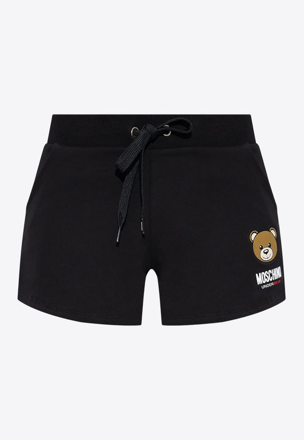 Teddy Bear Patch Mini Shorts