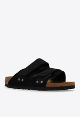 Uji Double-Strap Leather Slides