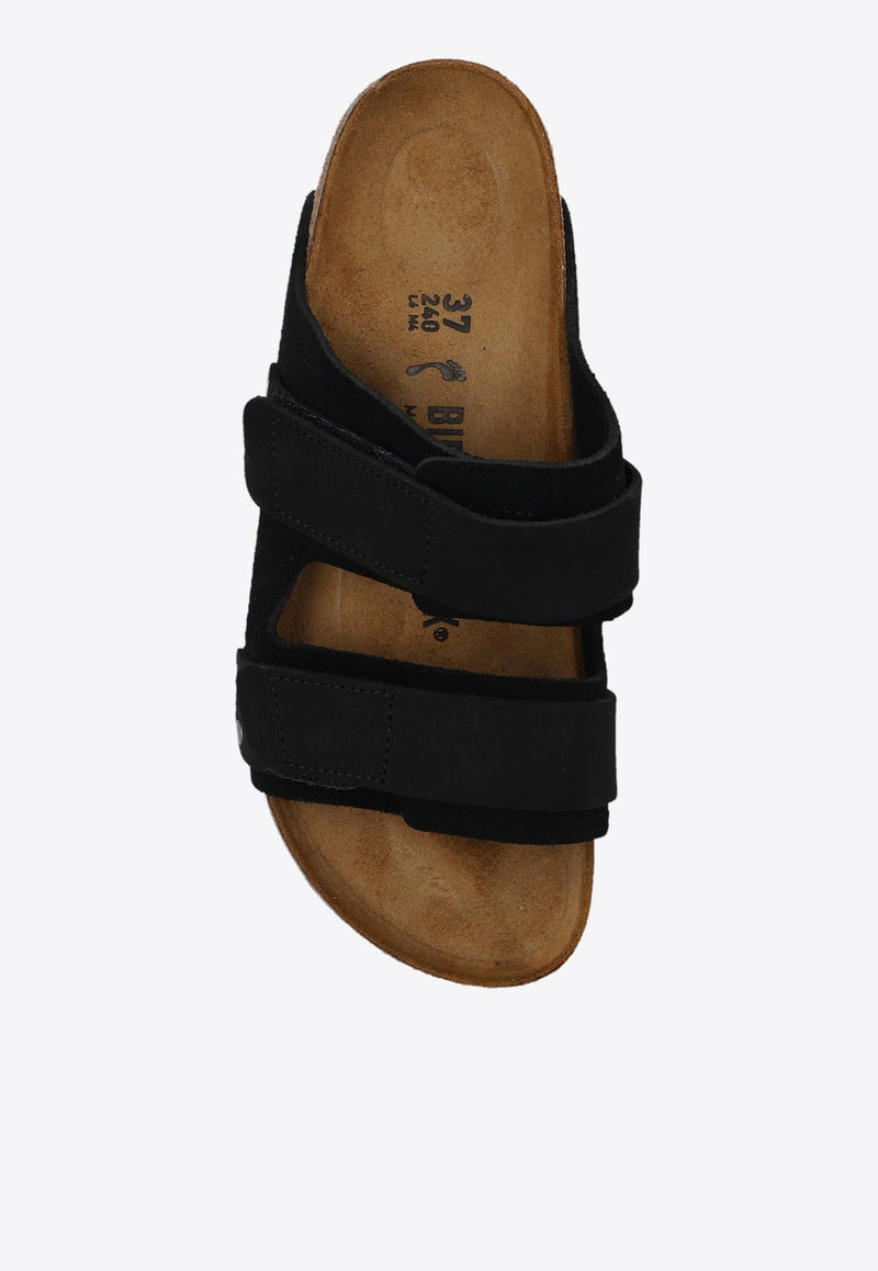 Uji Double-Strap Leather Slides