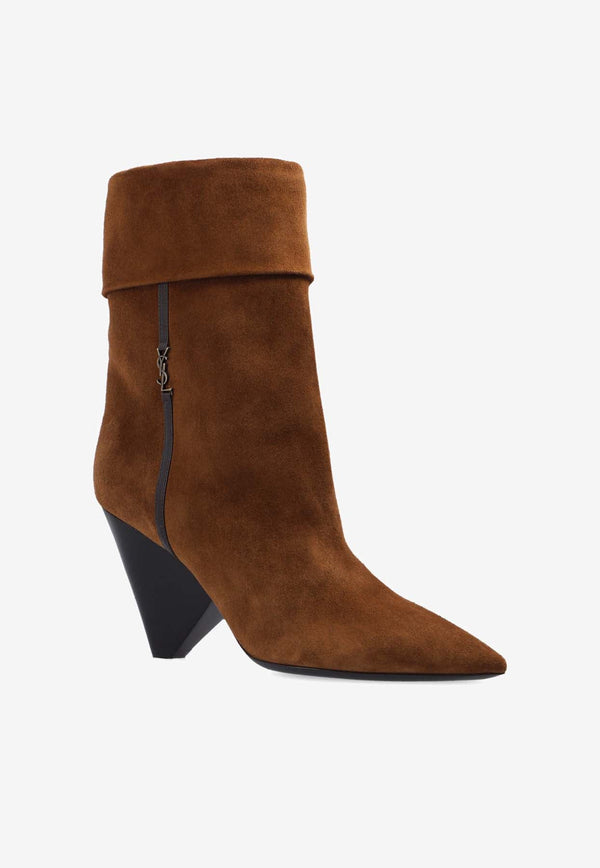 Niki 85 Suede Ankle Boots