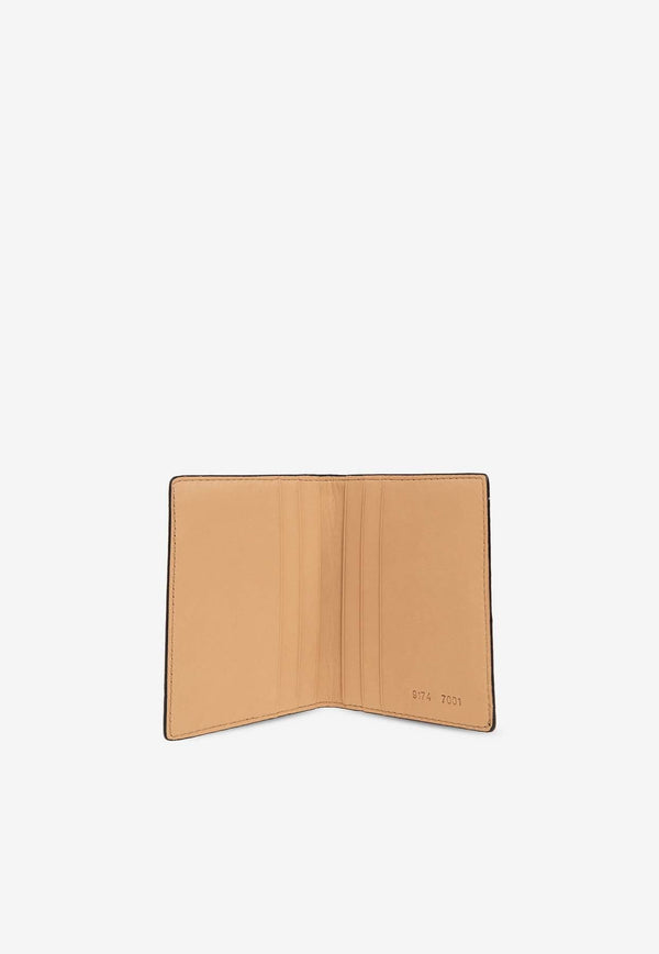 Bi-Fold Grained-Leather Cardholder