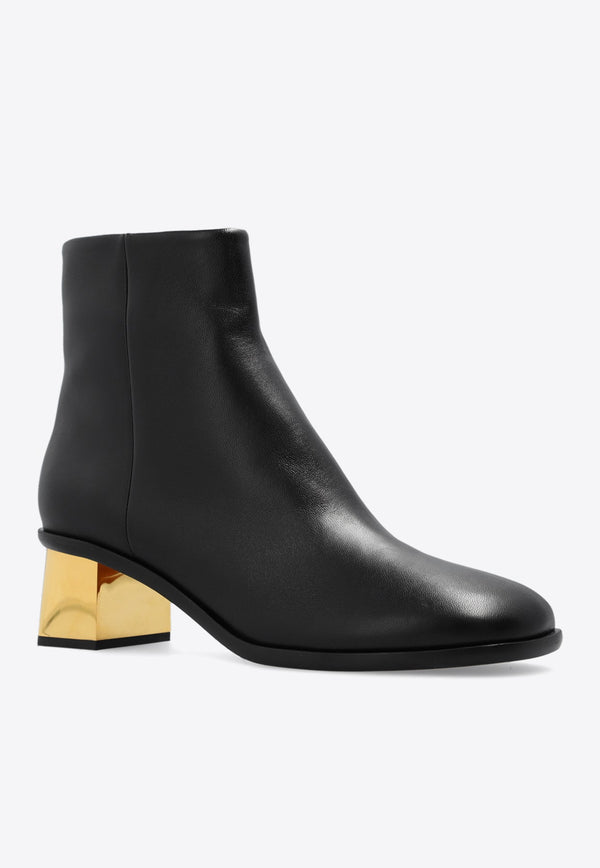 Rebecca 45 Leather Ankle Boots