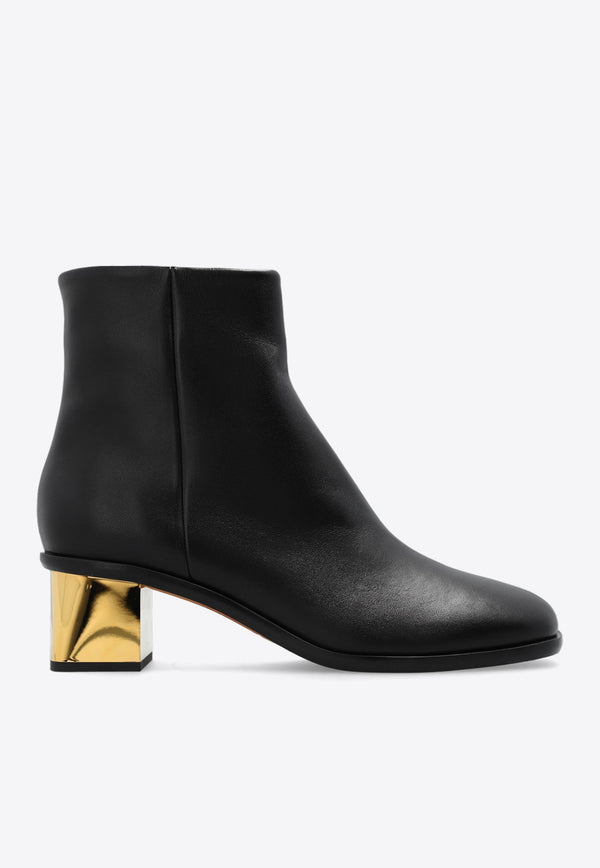 Rebecca 45 Leather Ankle Boots