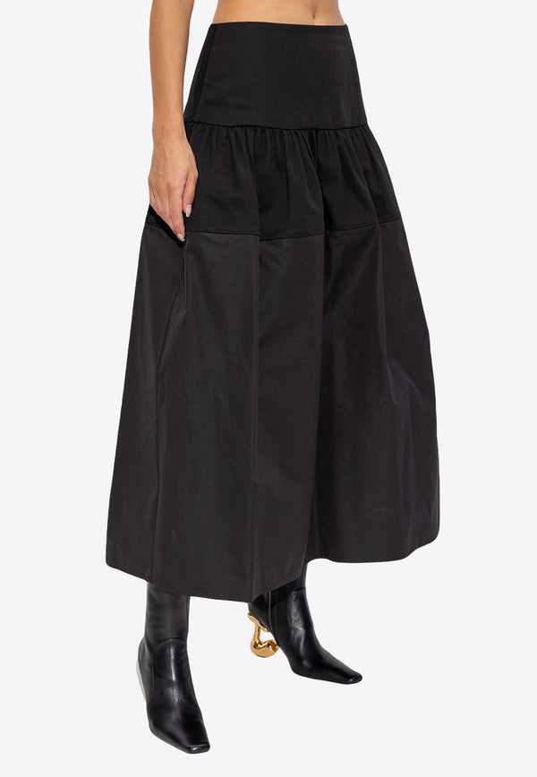 High-Rise Midi Skirt