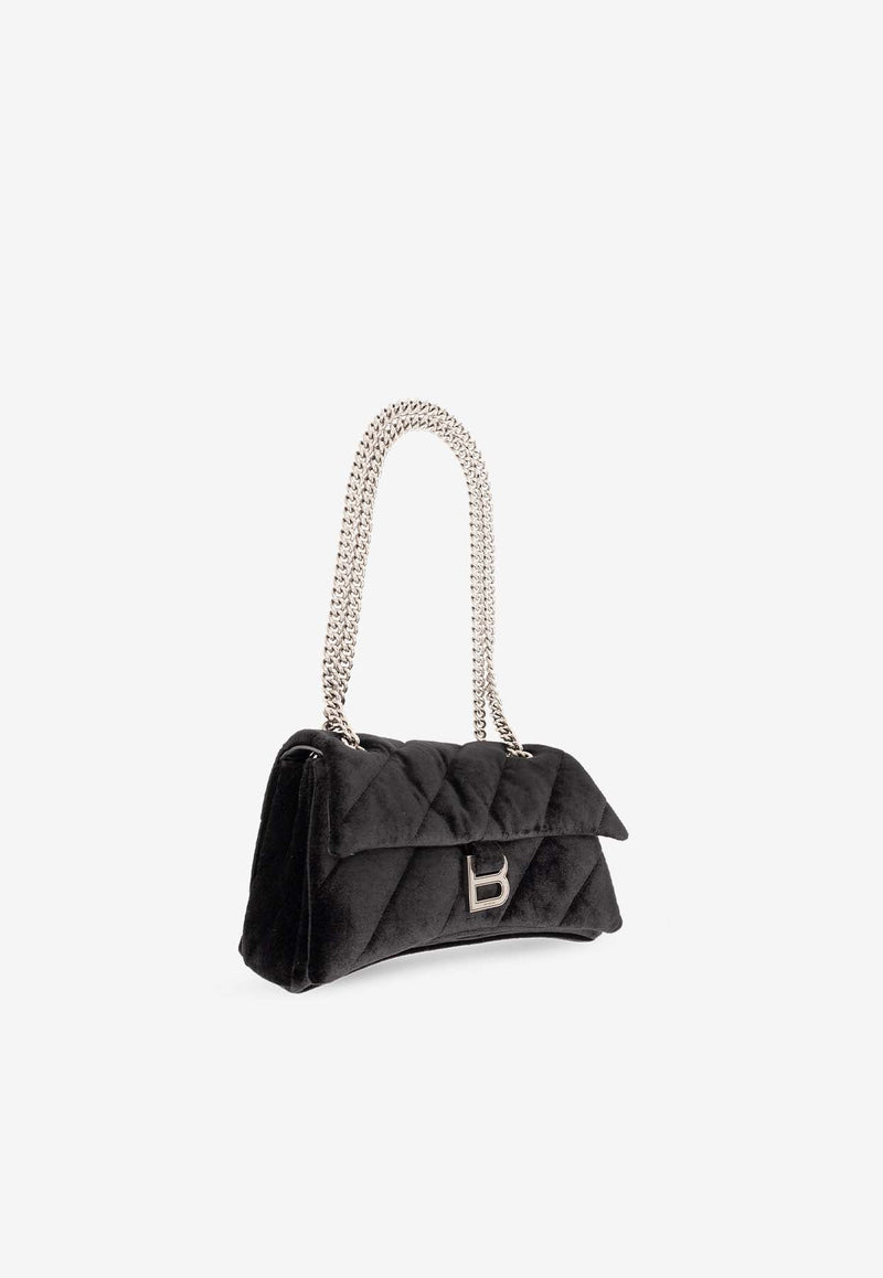 Crush Quilted Leather Shoulder Bag