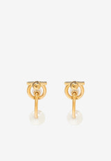 Gancini Pearl Earrings