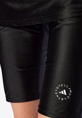 Roll Top Logo Cycling Shorts