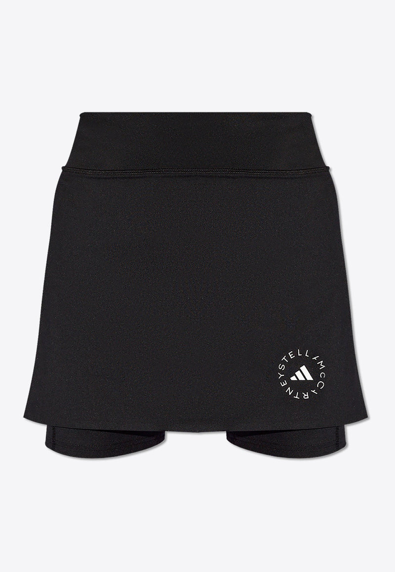 Logo Print Training Skorts