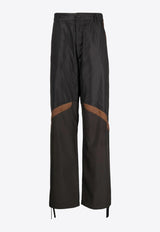 Paneled Straight Leg Pants