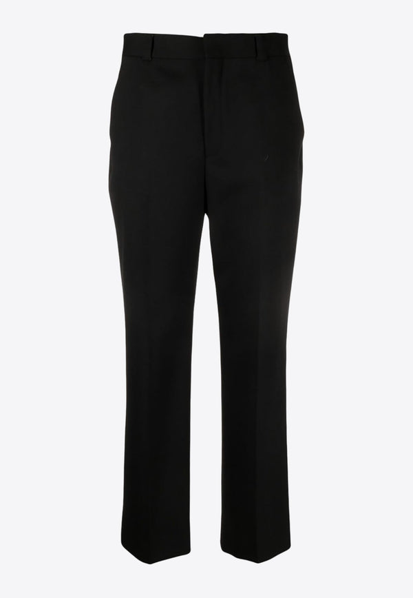 High-Waist Wool Pants