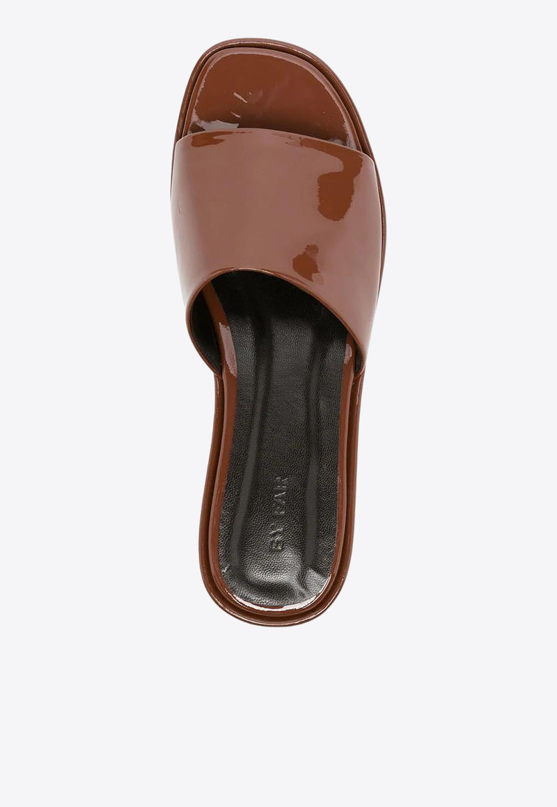 Shana Patent Leather Flat Sandals