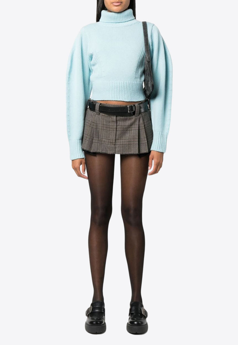 Prince of Wales Check Mini Skirt