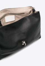 Positano Studded Leather Top Handle Bag