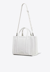 The Medium Croc-Embossed Leather Tote Bag