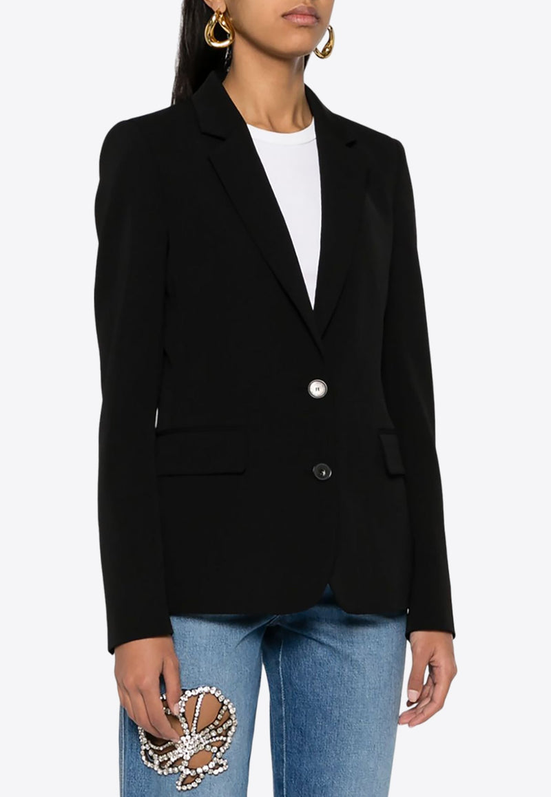 Single-Breasted Blazer in Wool