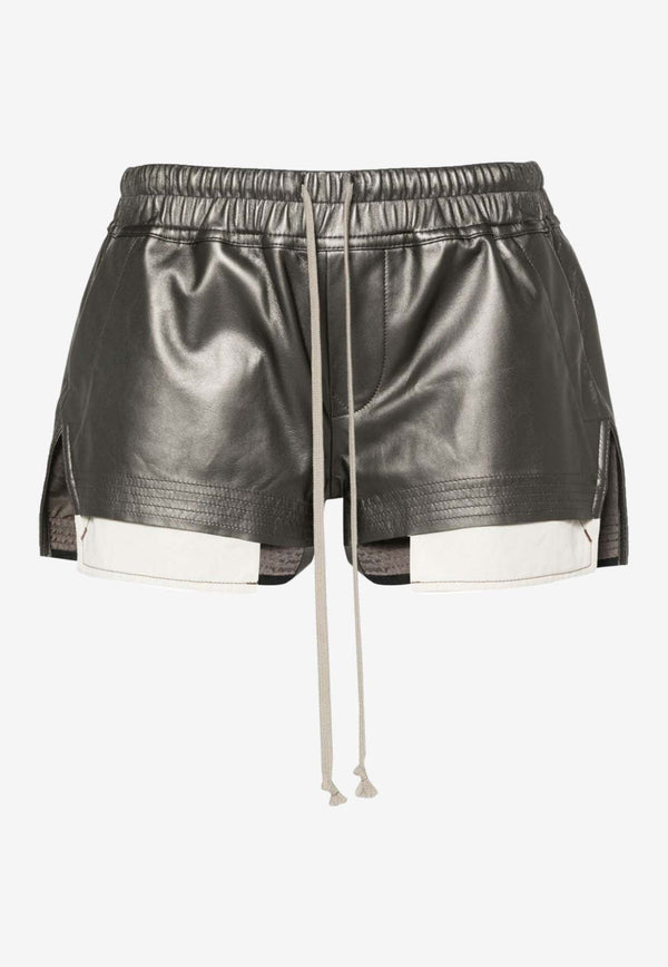 Fog Boxers Metallic Leather Shorts
