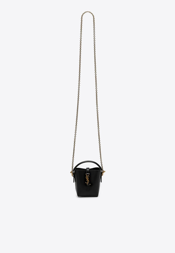 Micro Le 37 Calf Leather Bucket Bag