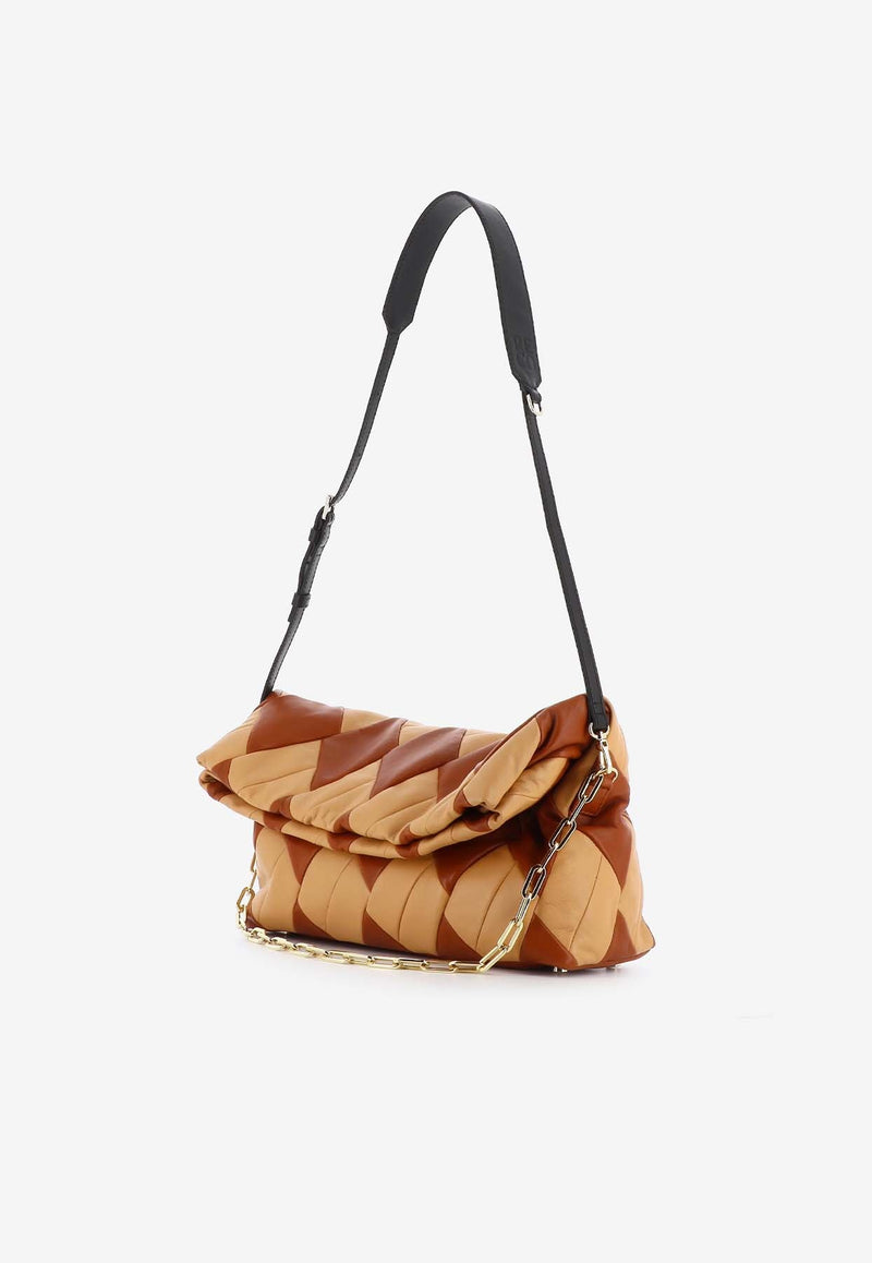 Rombo Quilted Leather Shoulder Bag