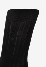 Logo Ribbed Socks