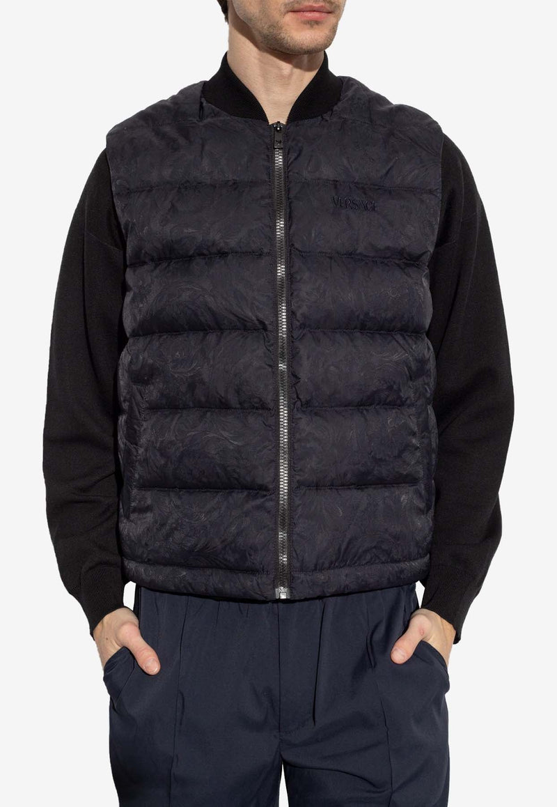 Barocco Pattern Quilted Vest