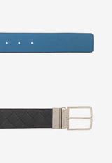 Reversible Intrecciato Leather Belt
