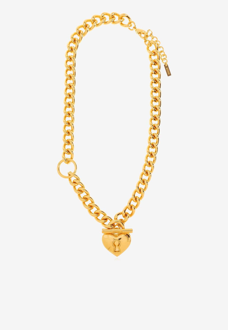 Heart Lock Chain Necklace