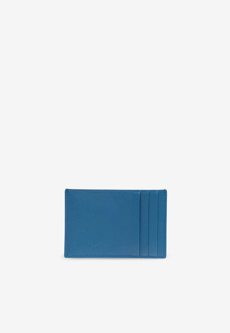 Cassette Intreccio Leather Cardholder