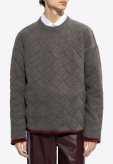Intrecciato Wool Pullover Sweater