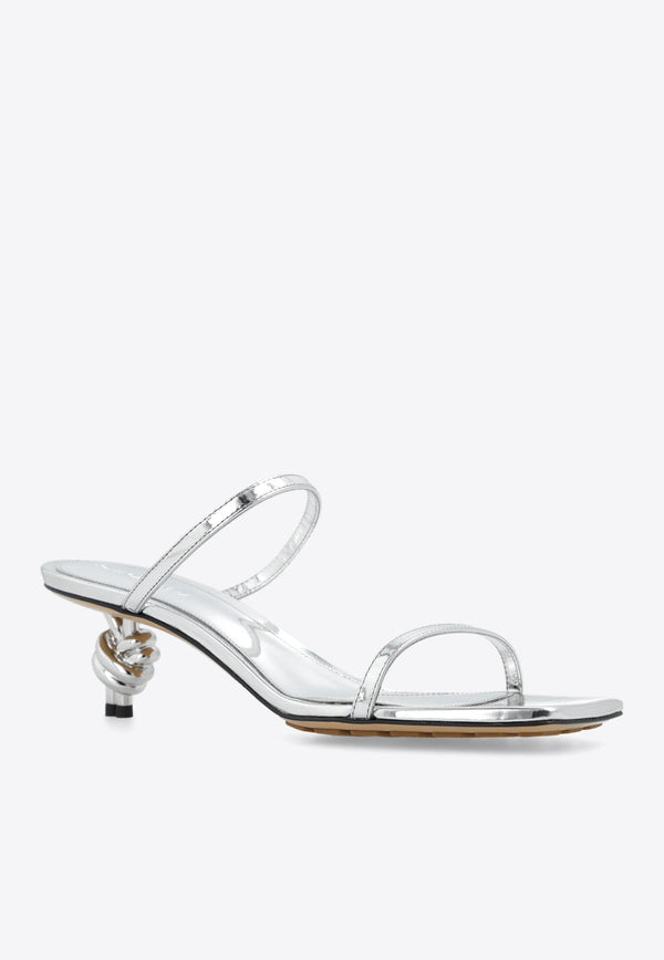 Knot 45 Laminated Leather Sandals