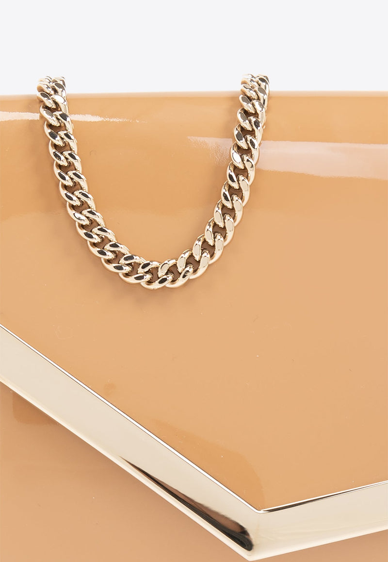 Emmie Patent-Leather Clutch Bag