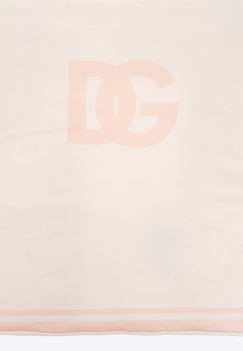 Babies DG Logo Print Blanket
