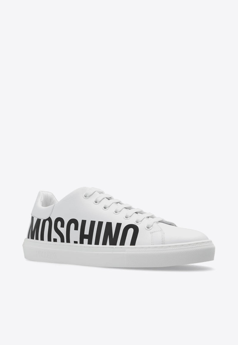 Logo Print Lace-Up Sneakers