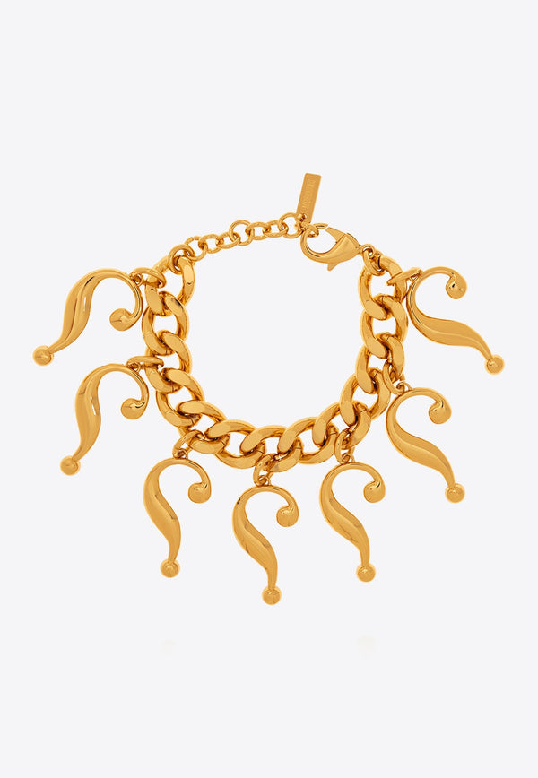 Question Mark Shaped Chain Bracelet