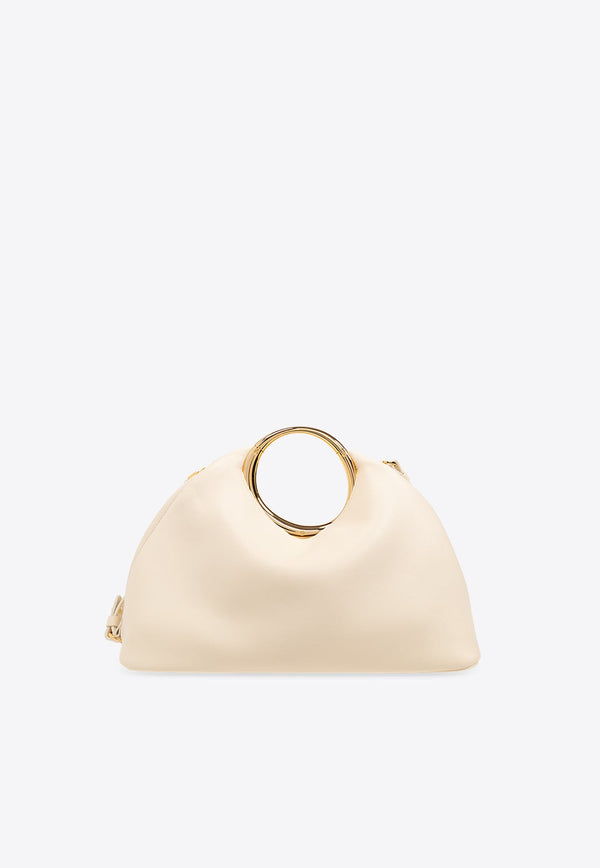 Le Calino Ring Top Handle Bag in Nappa Leather