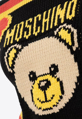 Intarsia Knit Teddy Bear Sweater