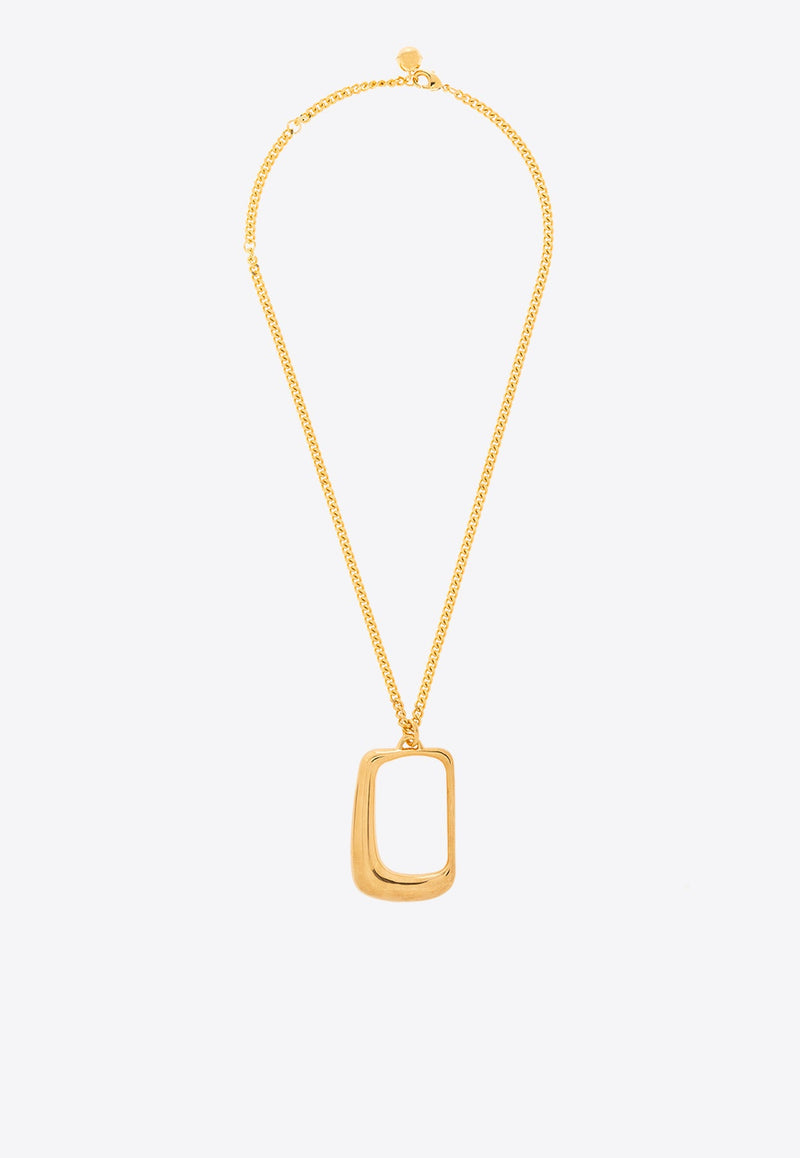 Le Collier Ovalo J Pendant Necklace