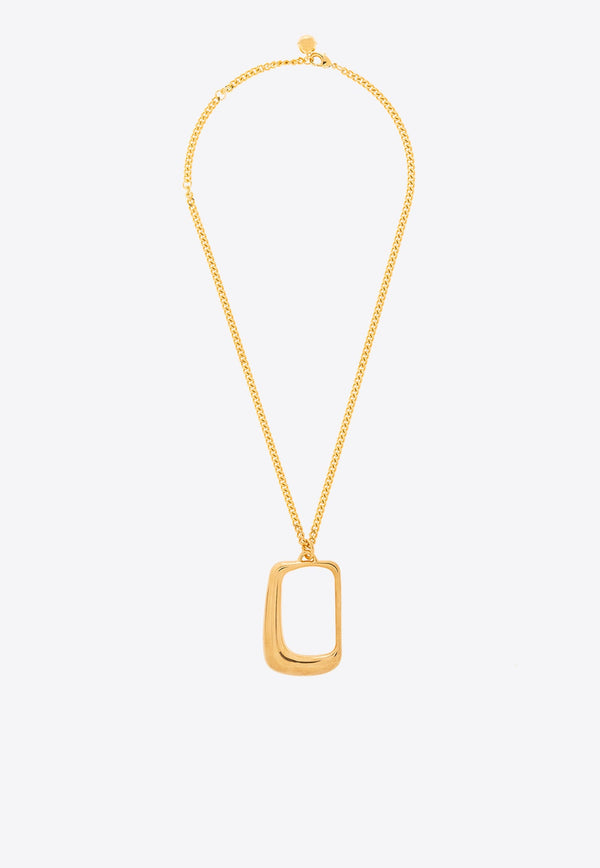 Le Collier Ovalo J Pendant Necklace