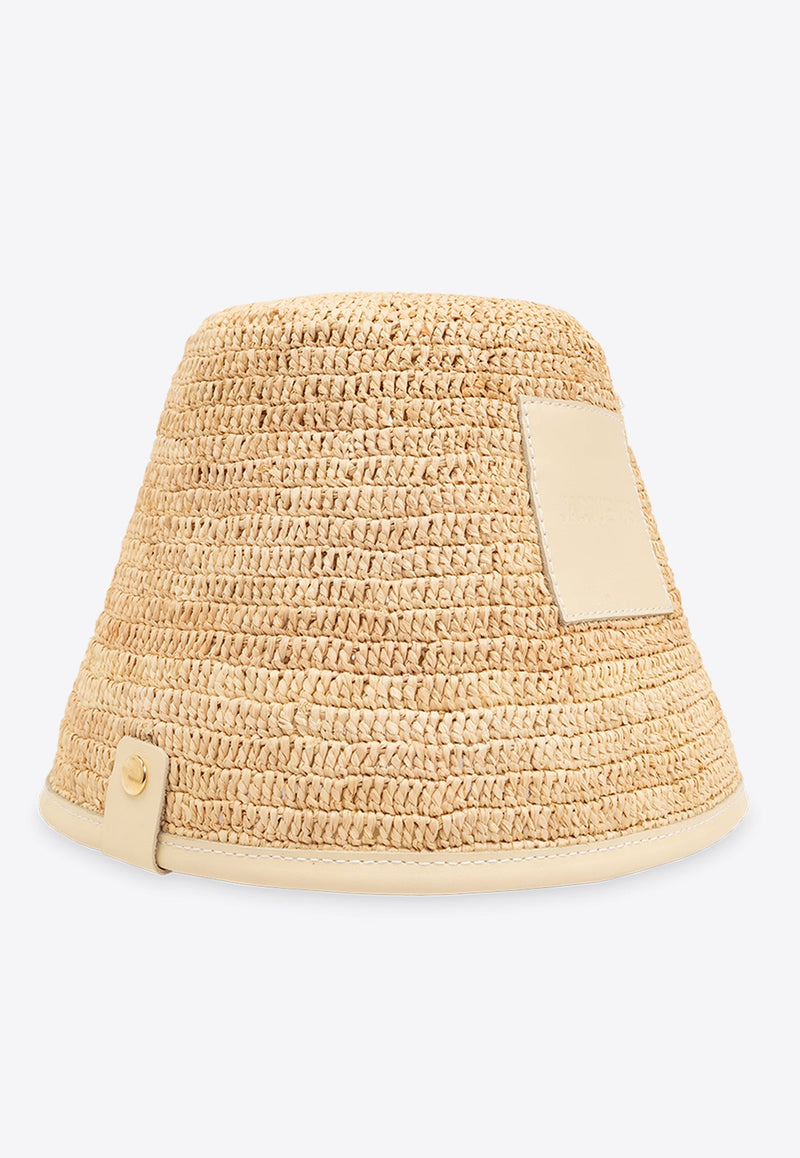 Le Bob Soli Raffia Bucket Hat