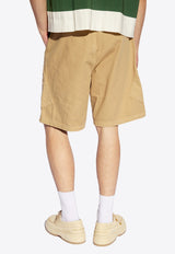 Le Marrone Zipped Cargo Shorts