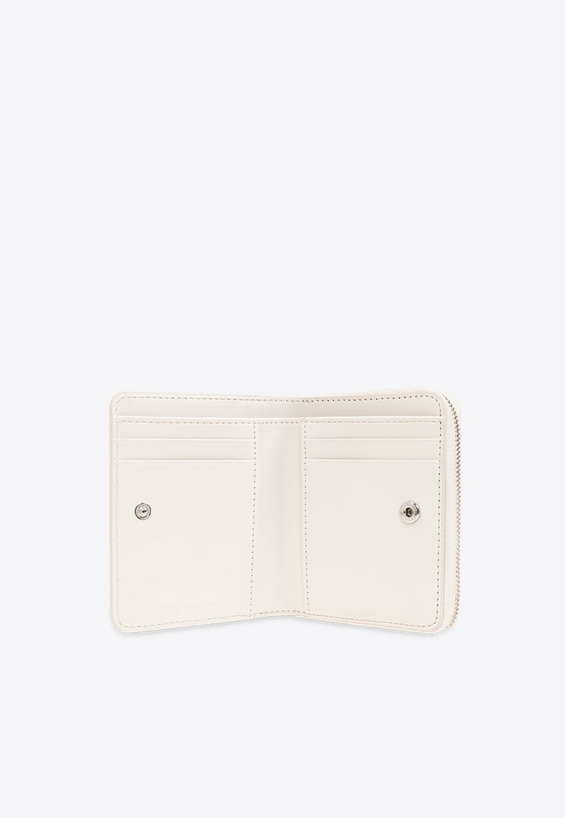 The Mini Grained Leather Compact Wallet