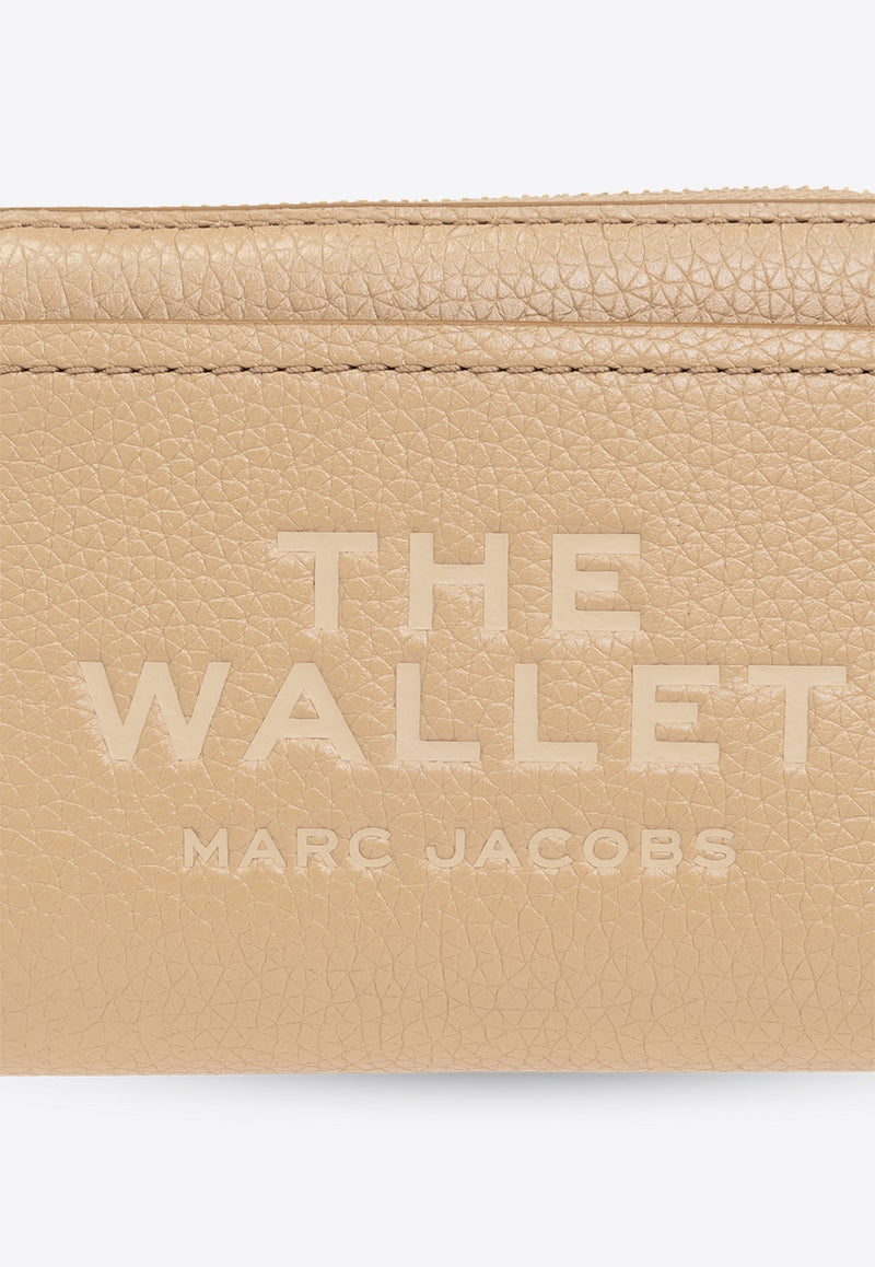 The Mini Grained Leather Compact Wallet