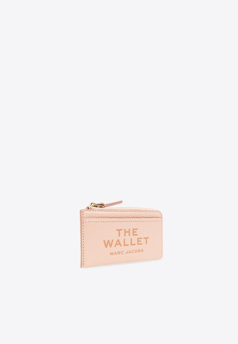 The Grained Leather Top Zip Wallet