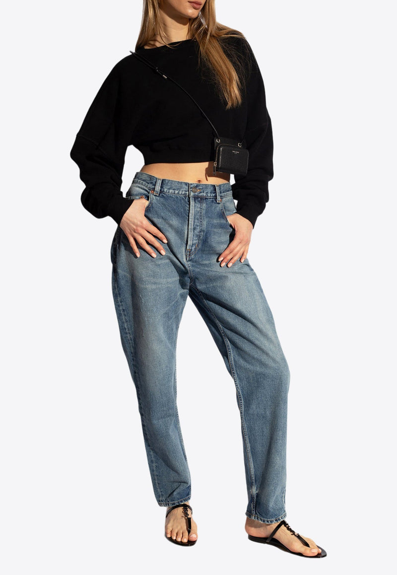 Vanessa High-Waist Tapered Jeans
