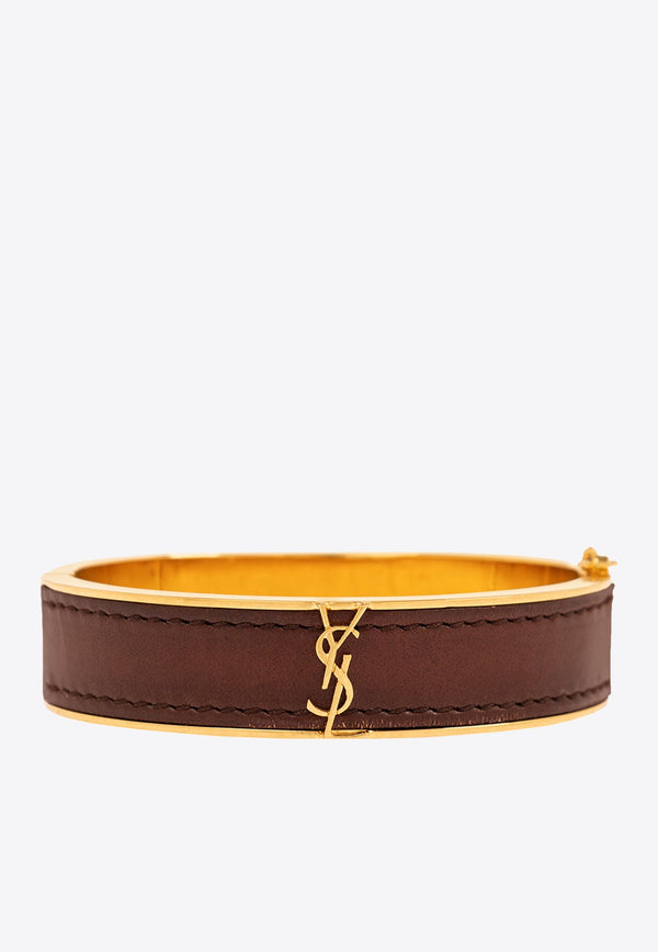 Cassandre Leather and Metal Bracelet