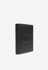 DG Logo Passport Holder in Calf Leather