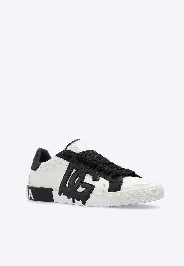 Portofino Leather Low-Top Sneakers