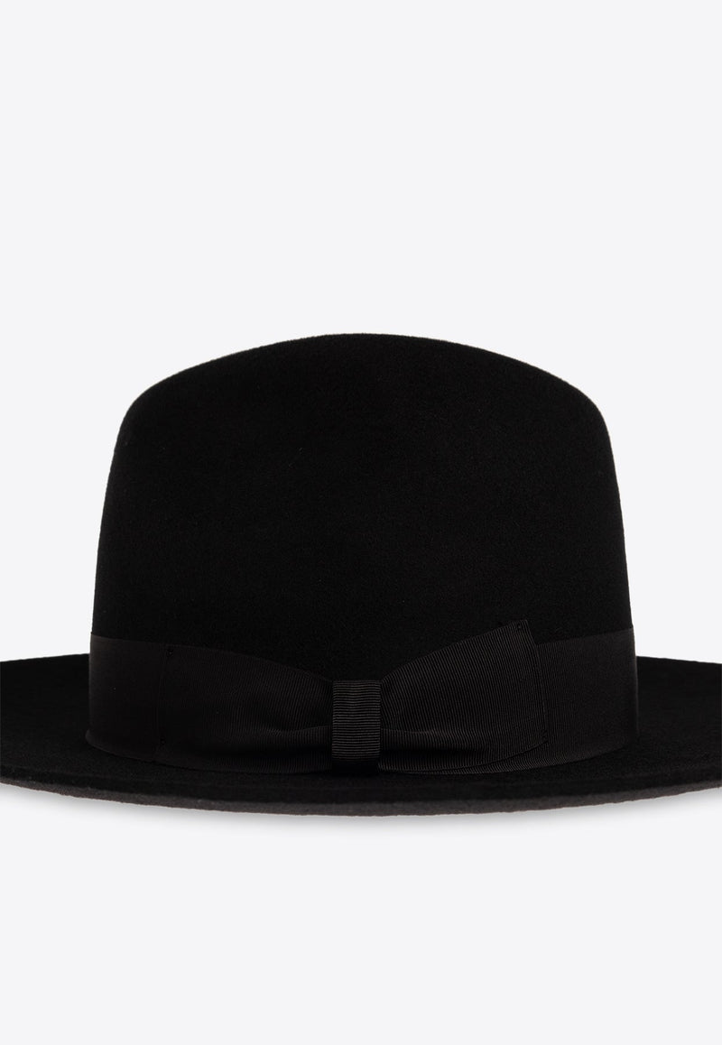 Wool-Blend Fedora Hat