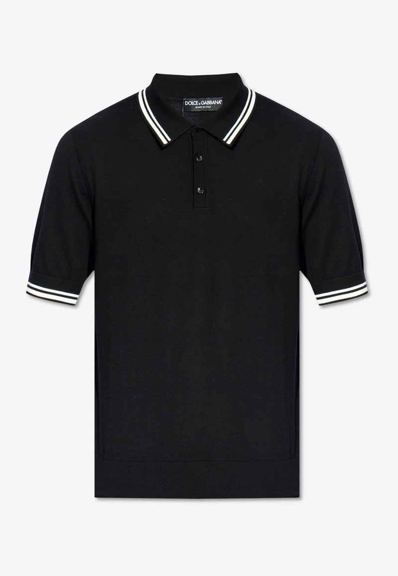 Logo-Embroidered Polo T-shirt