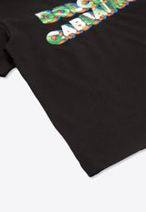 Boys Logo-Printed Crewneck T-shirt